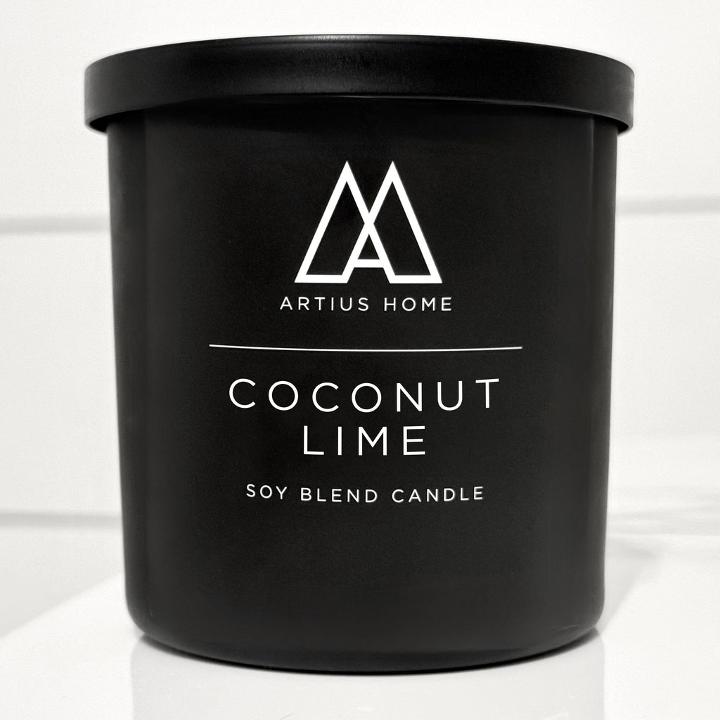 Soy Blend Wood Wick Candle - Coconut Lime