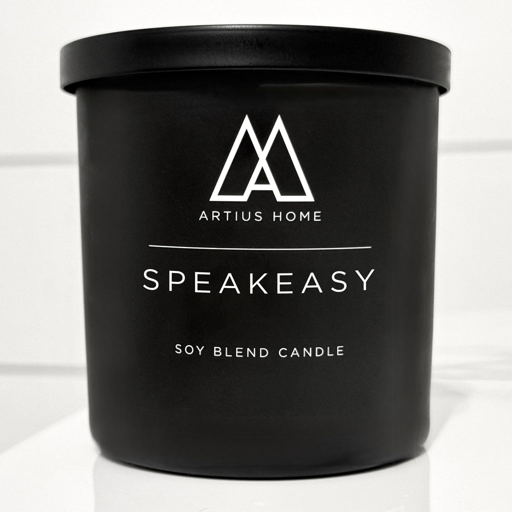 Soy Blend Wood Wick Candle - Speakeasy