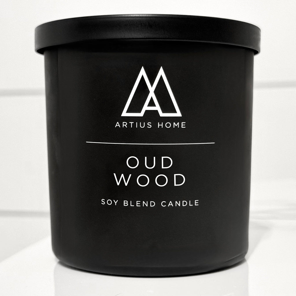 Soy Blend Wood Wick Candle - Oud Wood