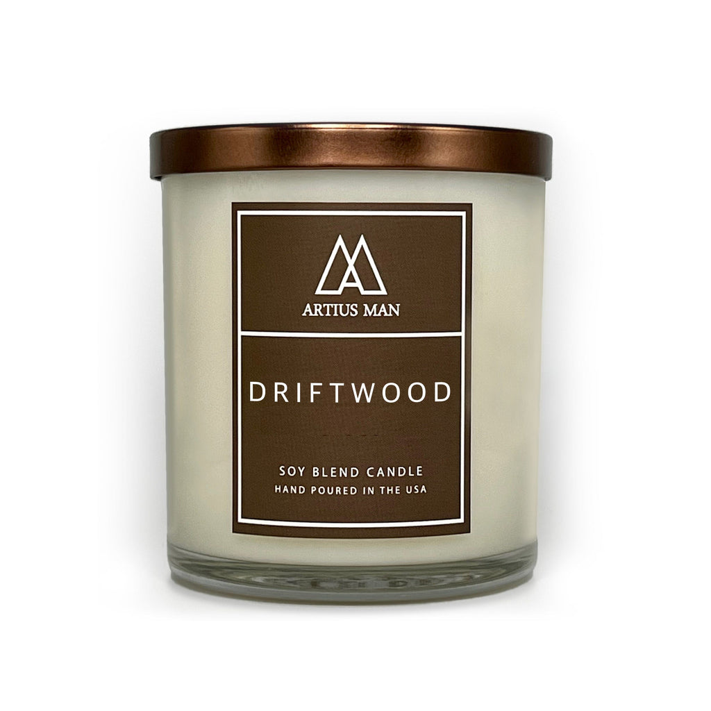 Soy Blend Wood Wick Candle - Driftwood
