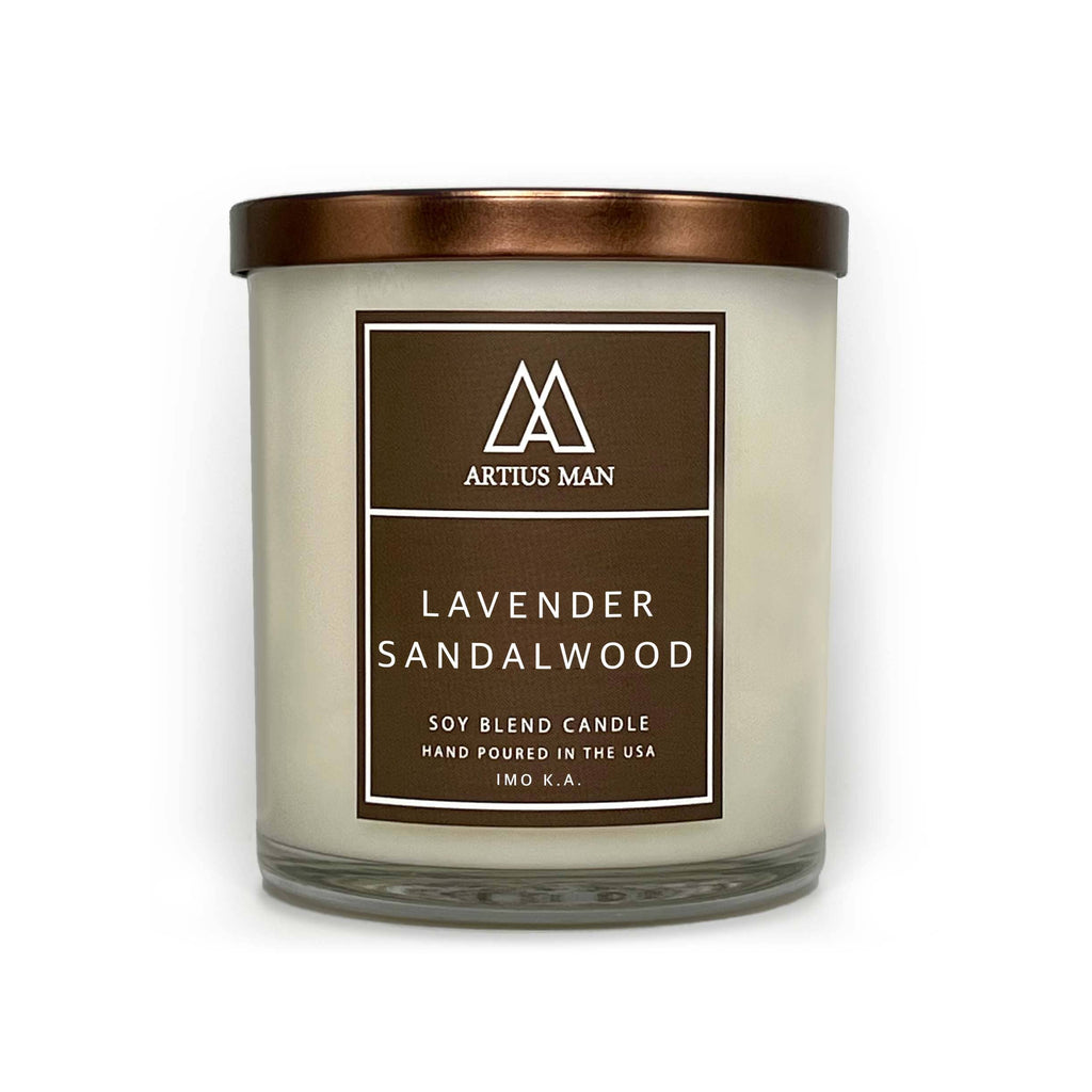 Soy Blend Wood Wick Candle - Lavender Sandalwood