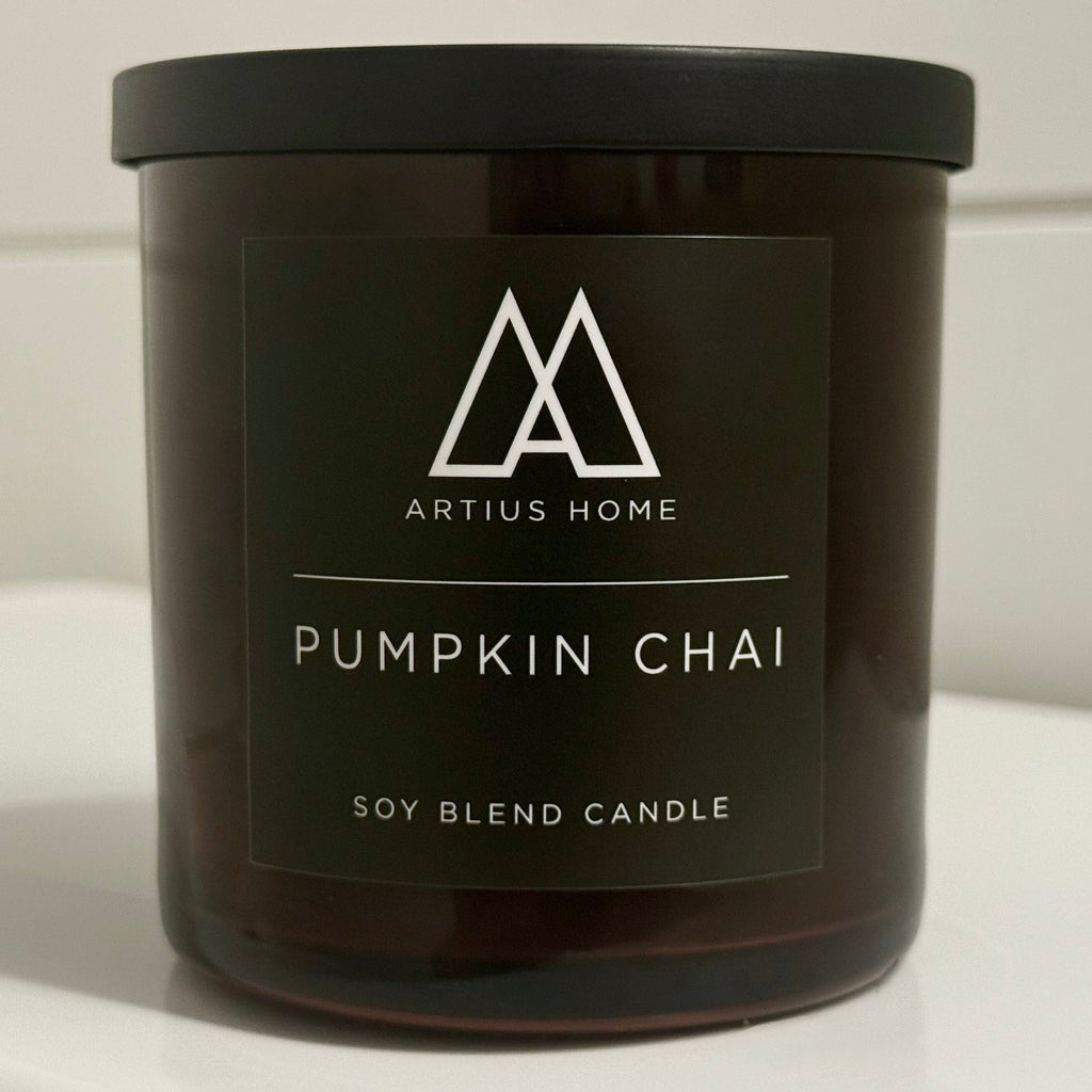 Soy Blend Wood Wick Candle - Pumpkin Chai