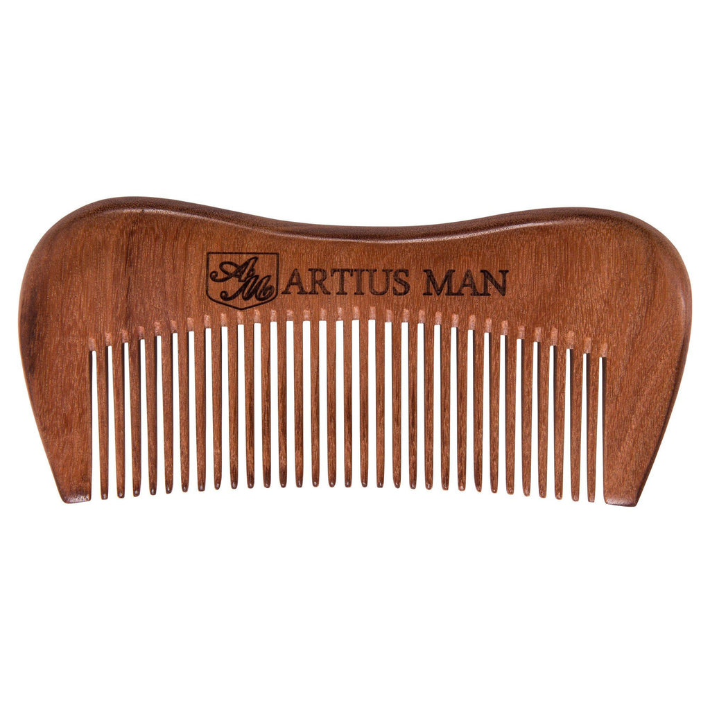 Handmade Wooden Beard Comb by Artius Man
