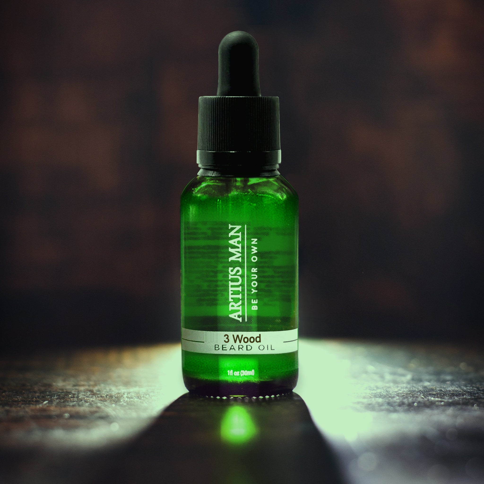 3 Wood Beard Oil – Hinoki, Sandalwood, and Oud Cologne-Style Beard
