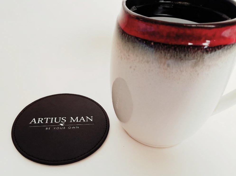 Artius Man "Be Your Own" Coasters 2 Pk - Artius Man